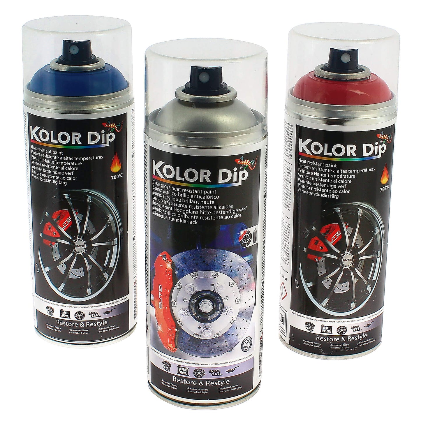 Spray Pintura Pinças de Travão " KOLOR DIP "400ml AZUL