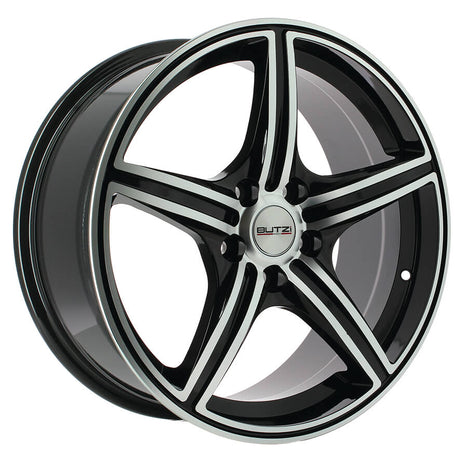 Jante BUTZI 15"  5x105 Black/ Full Polish