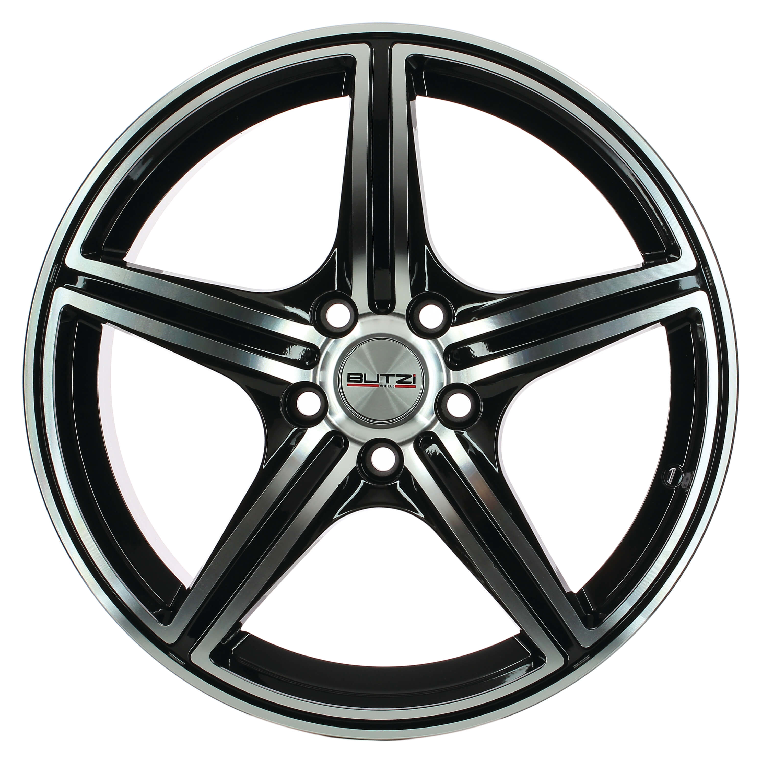 Jantes BUTZI VENDETTA 15" 4x 108 Black / Full Polish