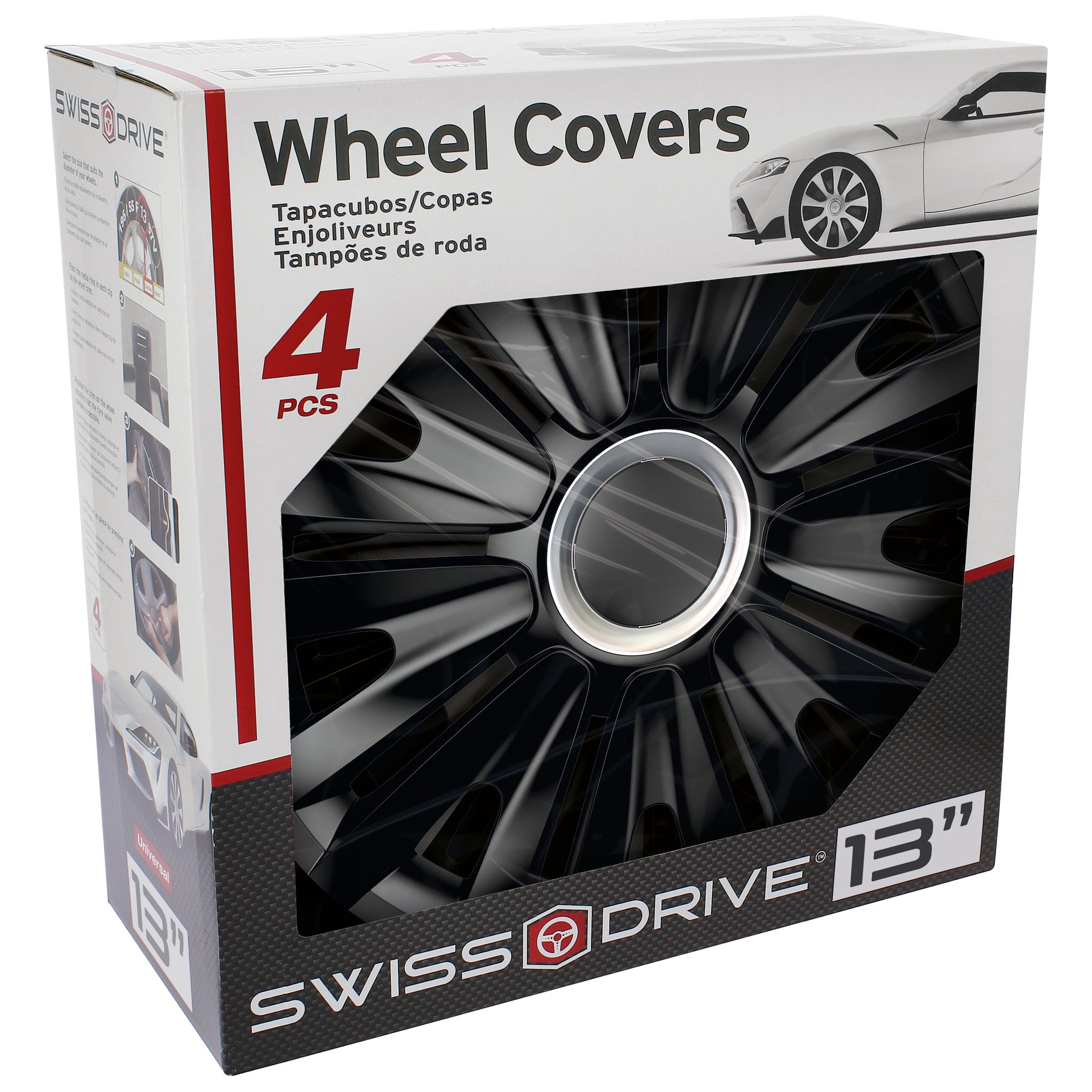 Tampão de Roda ILLNOIS RC BLACK