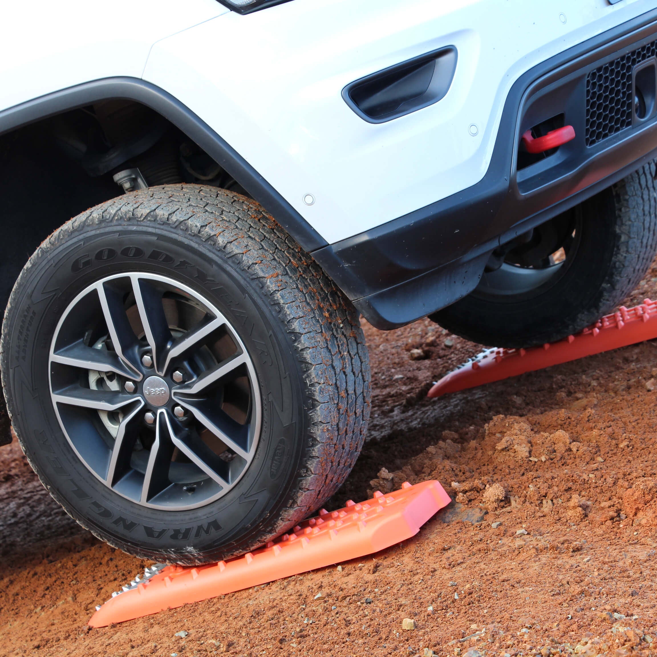 Pranchas de Resgate com Metal CAR + 4x4  2 Peças Cor de Laranja