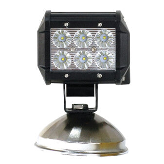 Barra EVO 6 Leds 2000L 18W 10x 3.5 cm C/ Suporte Cromado