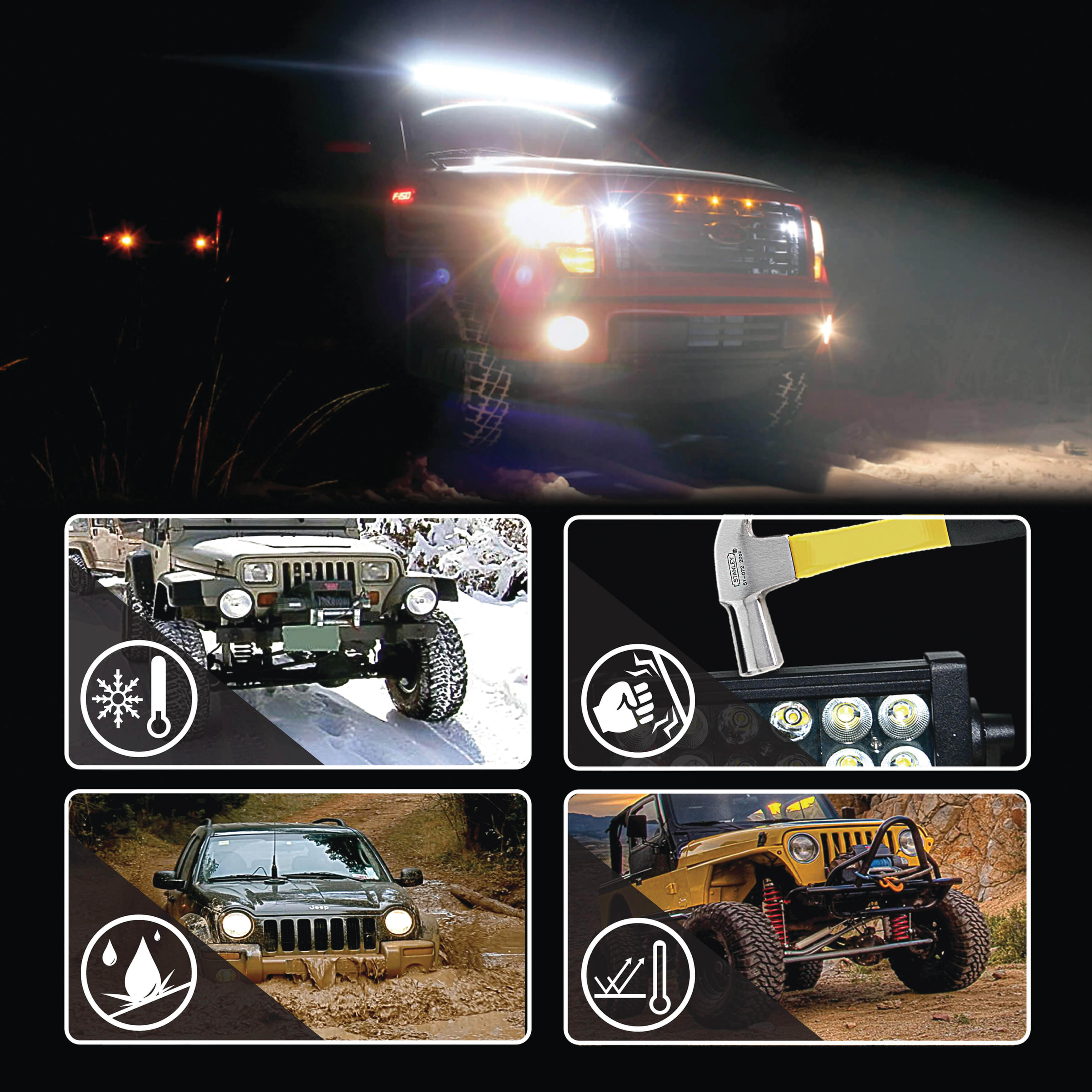 Barra EVO 40 Leds 7200L 120W 61x 21.5 cm