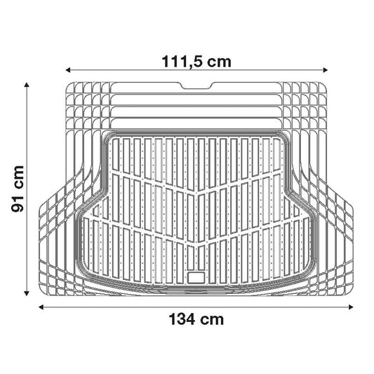 Tapete PVC para Mala Preto