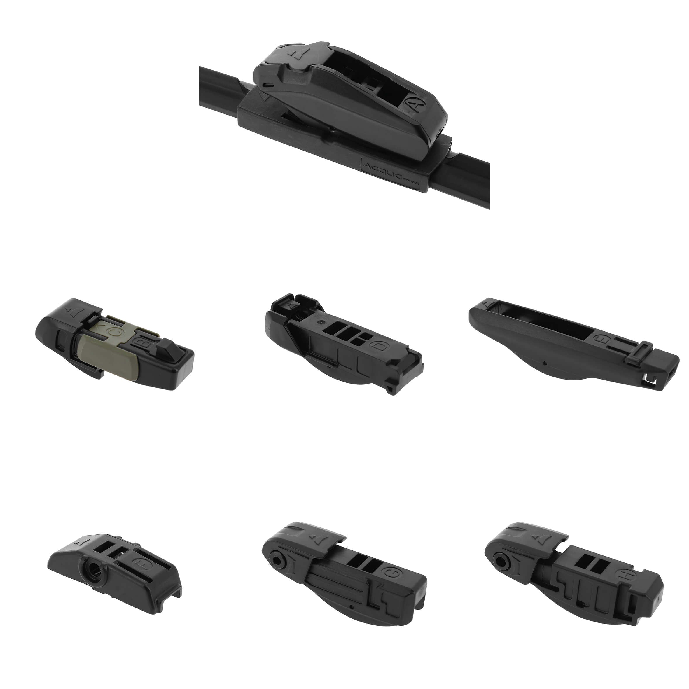 Escova Limpa Para- Brisas Flat " NEW ACQUAMAX " 28" 71cm 1 und