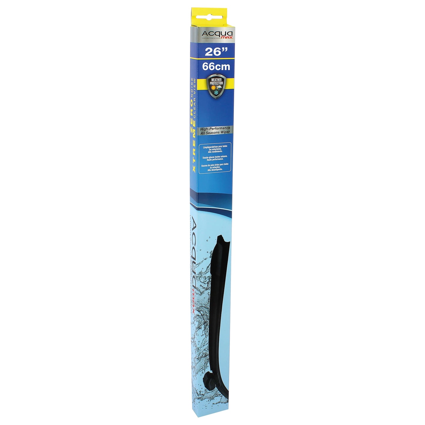 Escovas Limpa Para- Brisas Flat " NEW ACQUAMAX " 26" 66cm 1 und