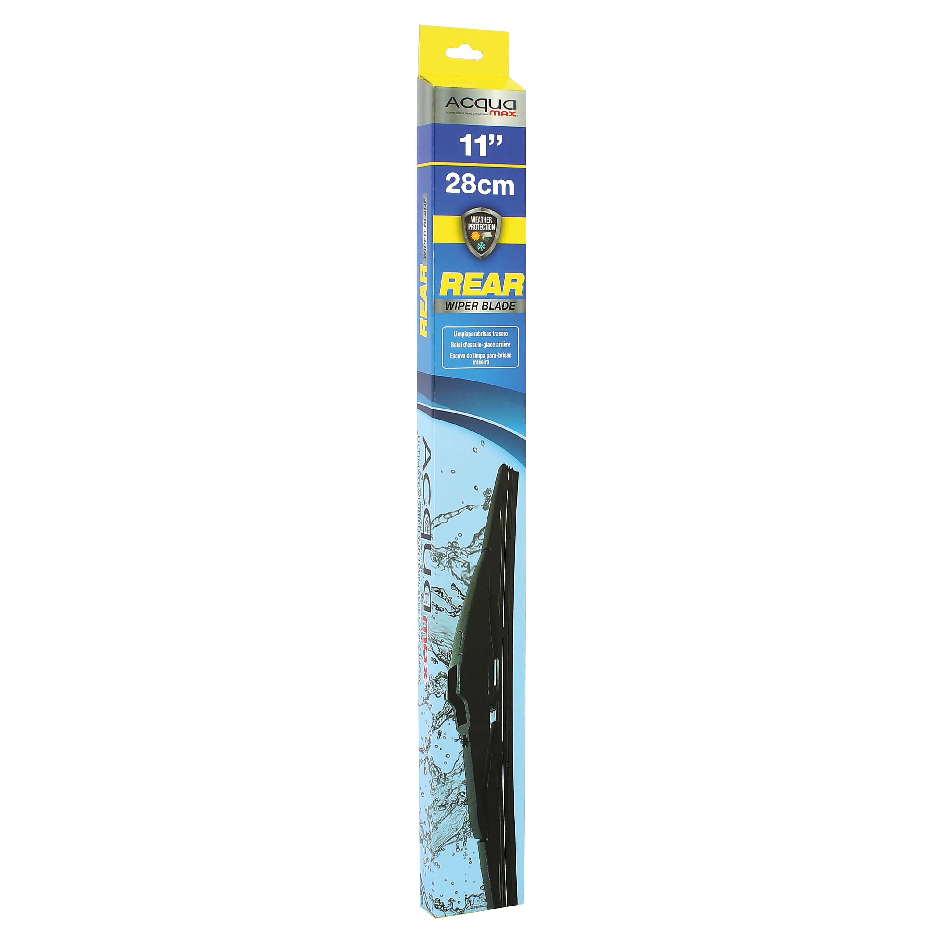 Escova Limpa Para- Brisas Traseira " NEW ACQUAMAX "  11" 28cm 1 und