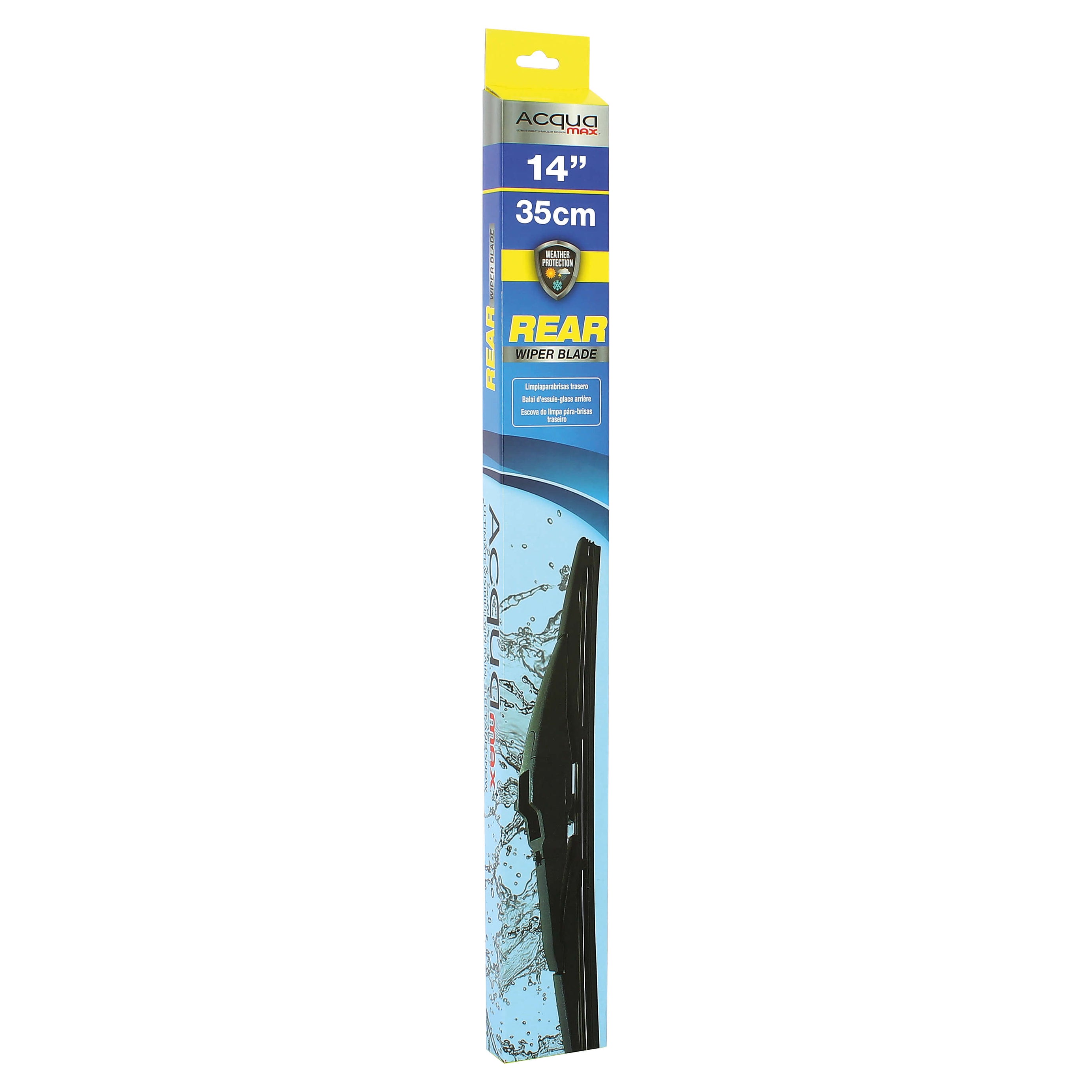 Escova Limpa Para- Brisas Traseira " NEW ACQUAMAX "  14" 35cm 1 und