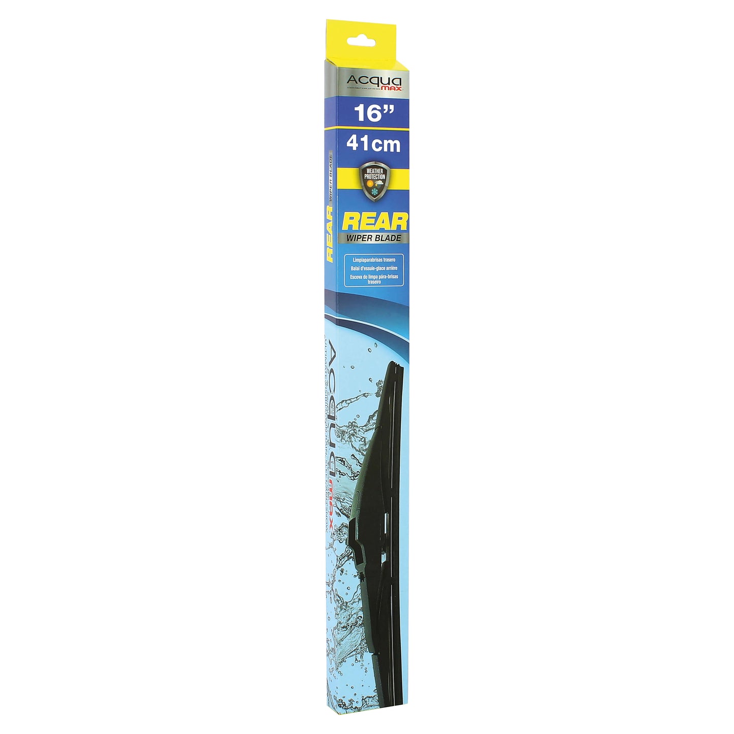 Escova Limpa Para- Brisas Traseira " NEW ACQUAMAX " 16" 41cm 1 und