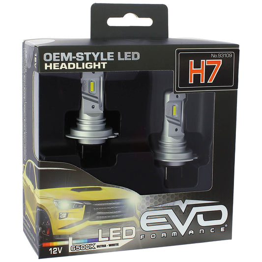 Kit Lâmpadas Luz  LED EVO "OEM STYLE" H7 6500K  2 Peças