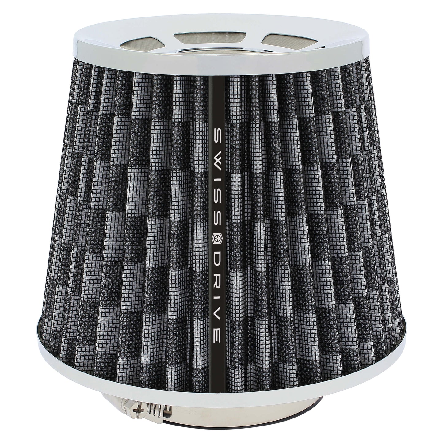 Filtro de Ar SWISS DRIVE " Air Flag" Universal C/ Adaptador