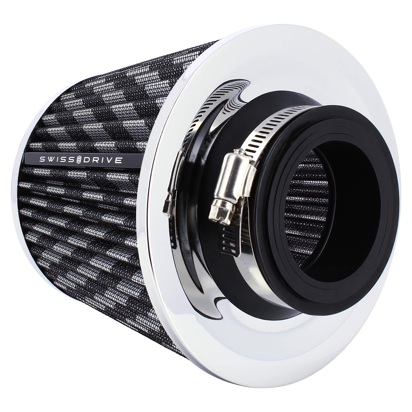 Filtro de Ar SWISS DRIVE " Air Flag" Universal C/ Adaptador