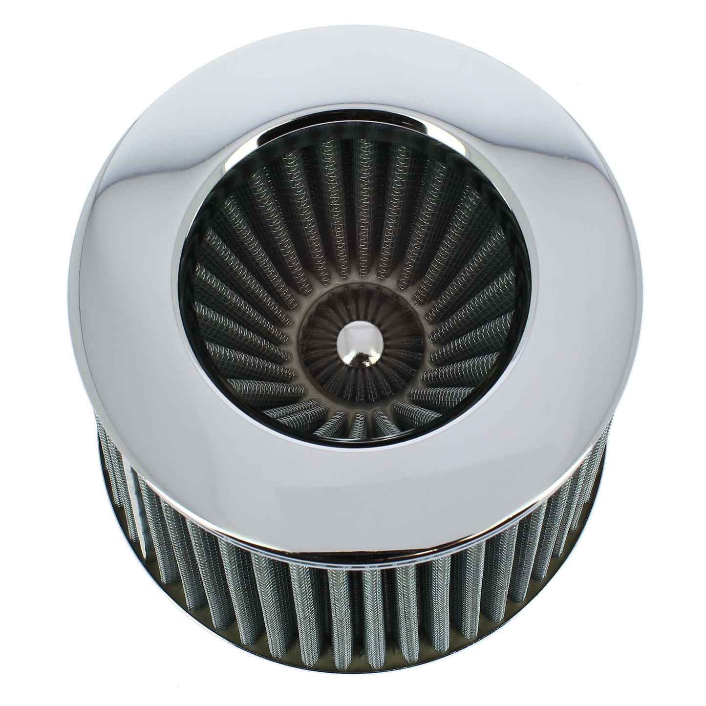 Filtro de Ar SWISS DRIVE " Stream Air " Universal C/ Adaptador Cinza