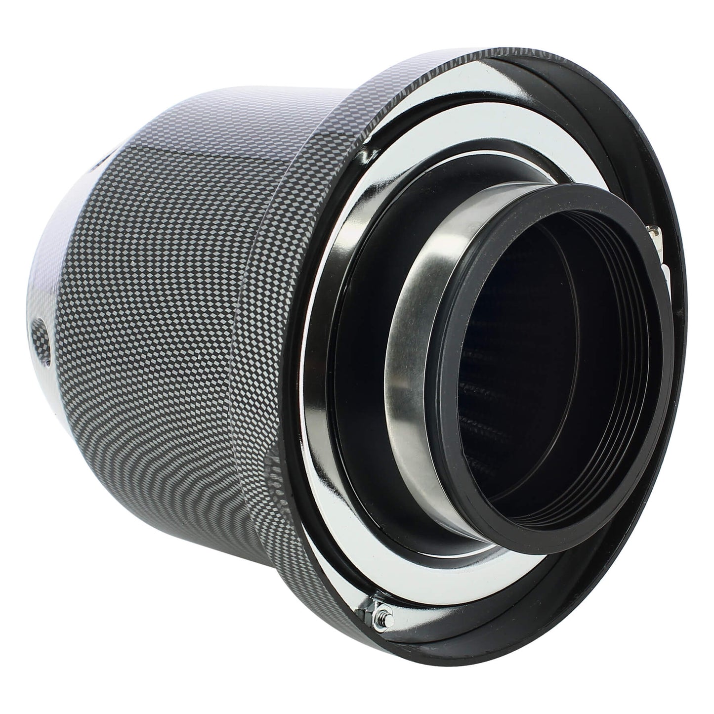 Filtro de Ar SWISS DRIVE" Classic " Carbon Look Universal  C/ Adaptador