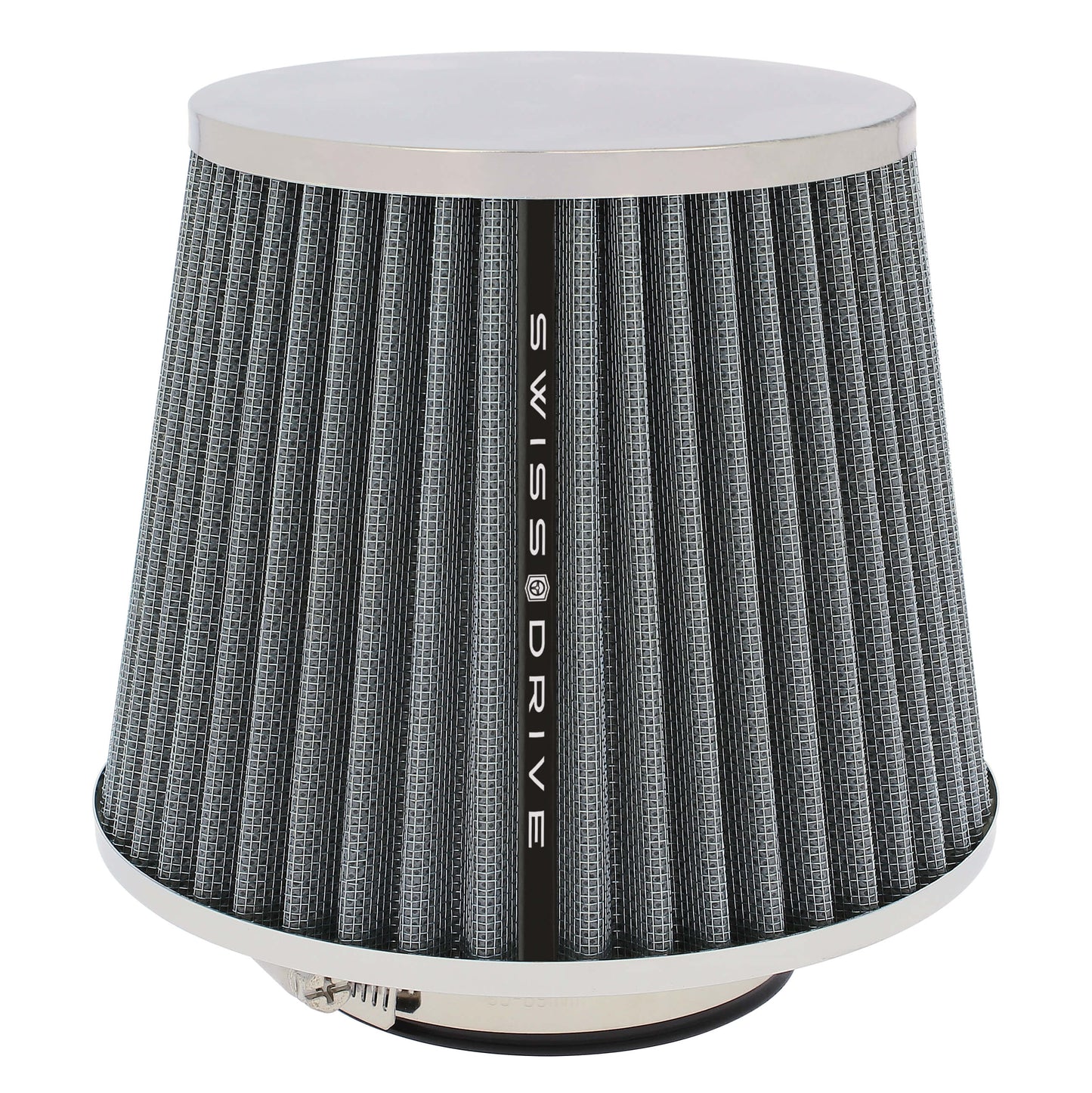 Filtro de Ar SWISS DRIVE " Chrome Cover " Universal C/ Adaptador