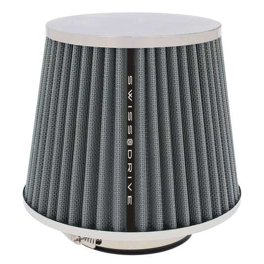 Filtro de Ar SWISS DRIVE " Chrome Cover " Universal C/ Adaptador