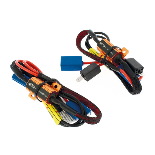 Cabo Conversor EVO P/ Kit Lâmpadas H1  2 Peças