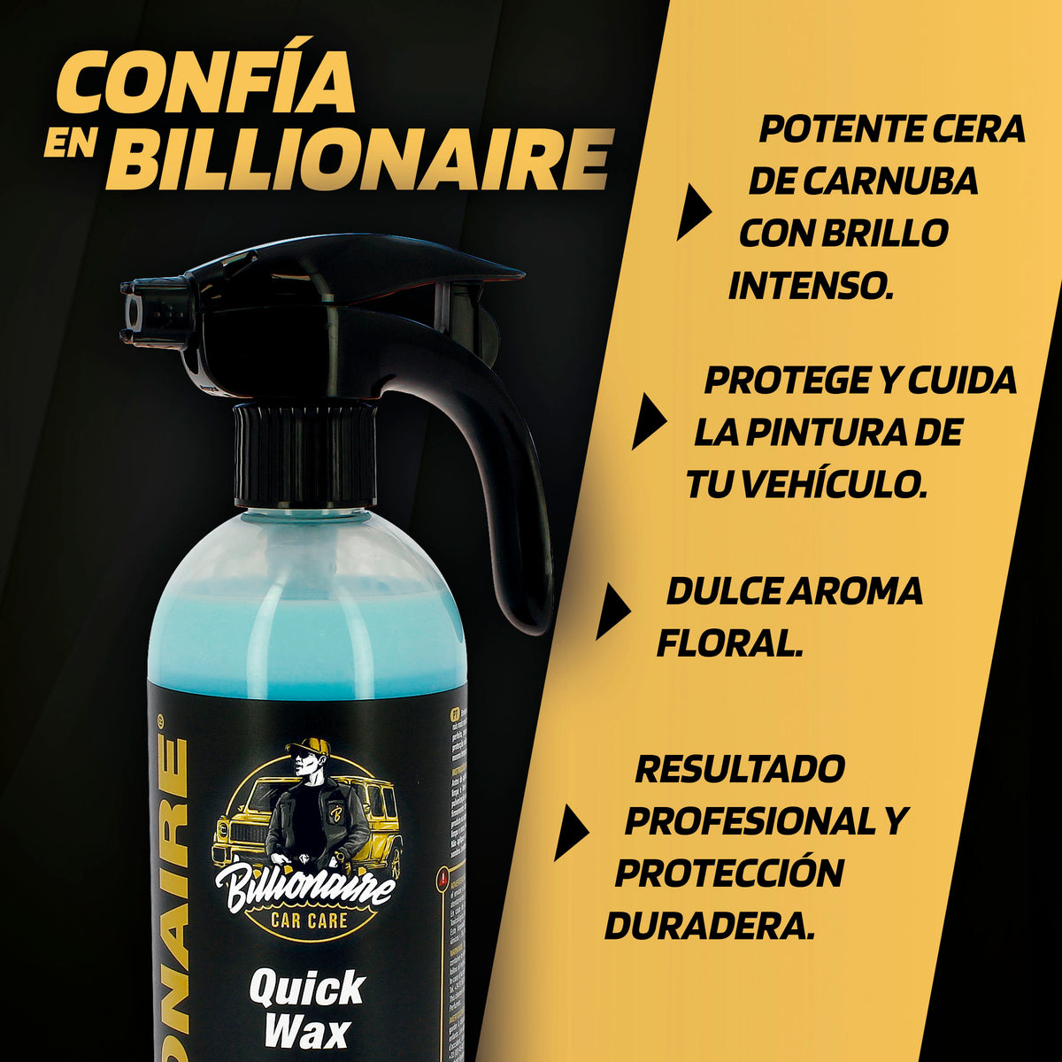 Cera Rápida Auto BILLIONAIRE 750ml