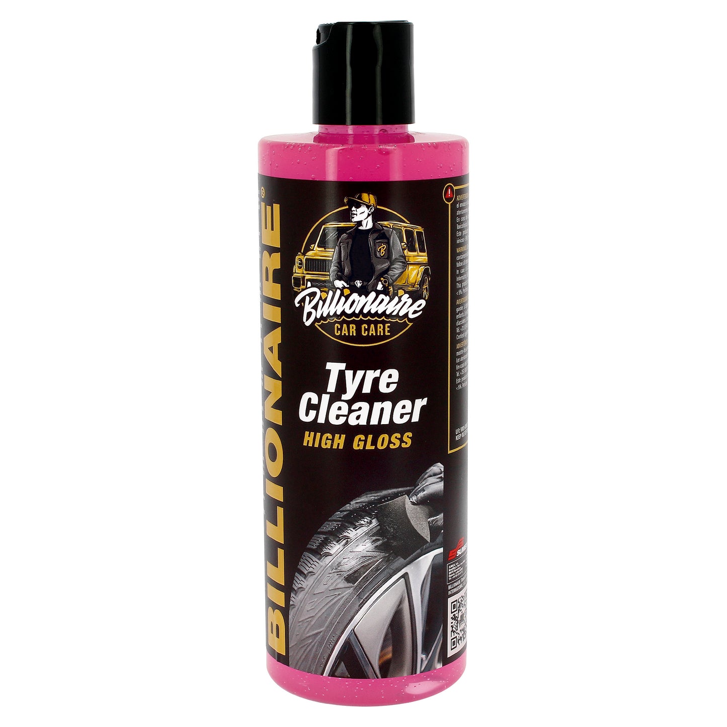 Limpa Pneus Alto Brilho BILLIONAIRE 500ml
