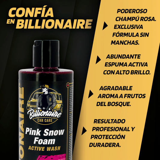 Champô em Espuma Ativa BILLIONAIRE 500ml