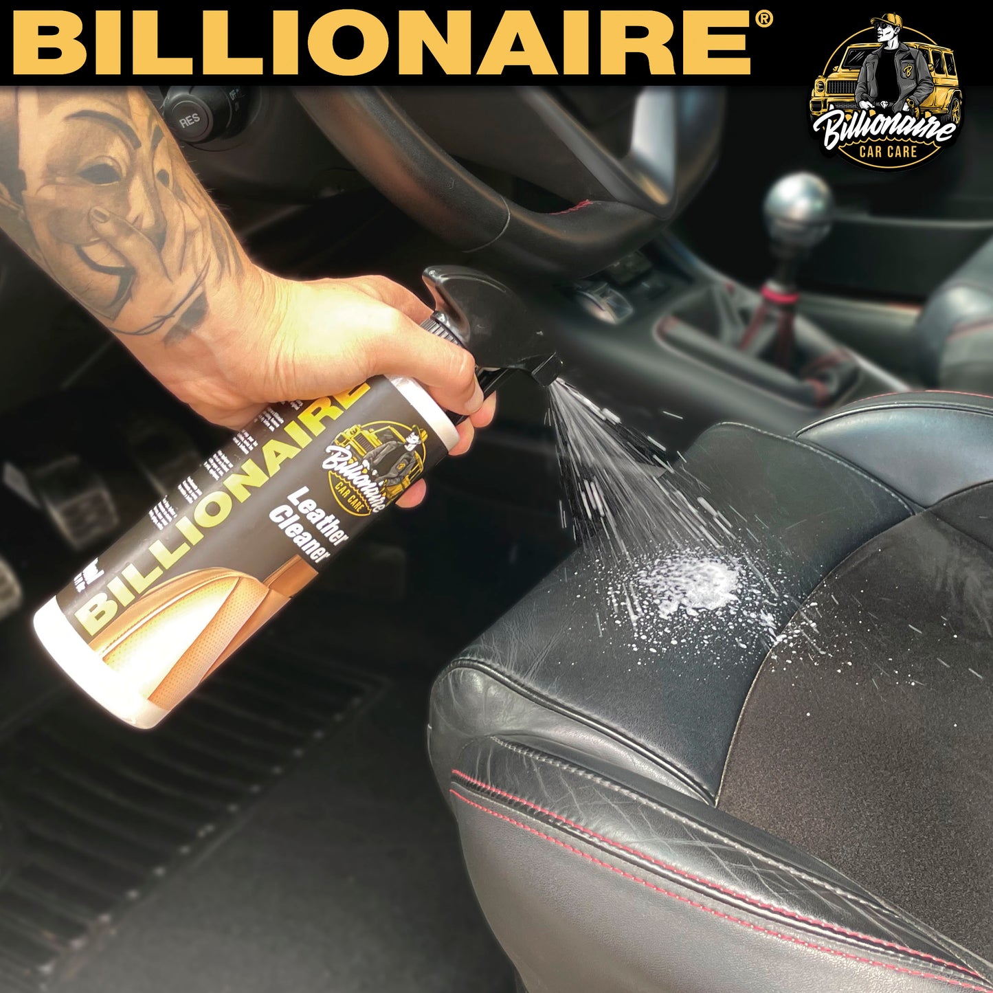 Limpa Peles e Alcatifa BILLIONAIRE 500ml