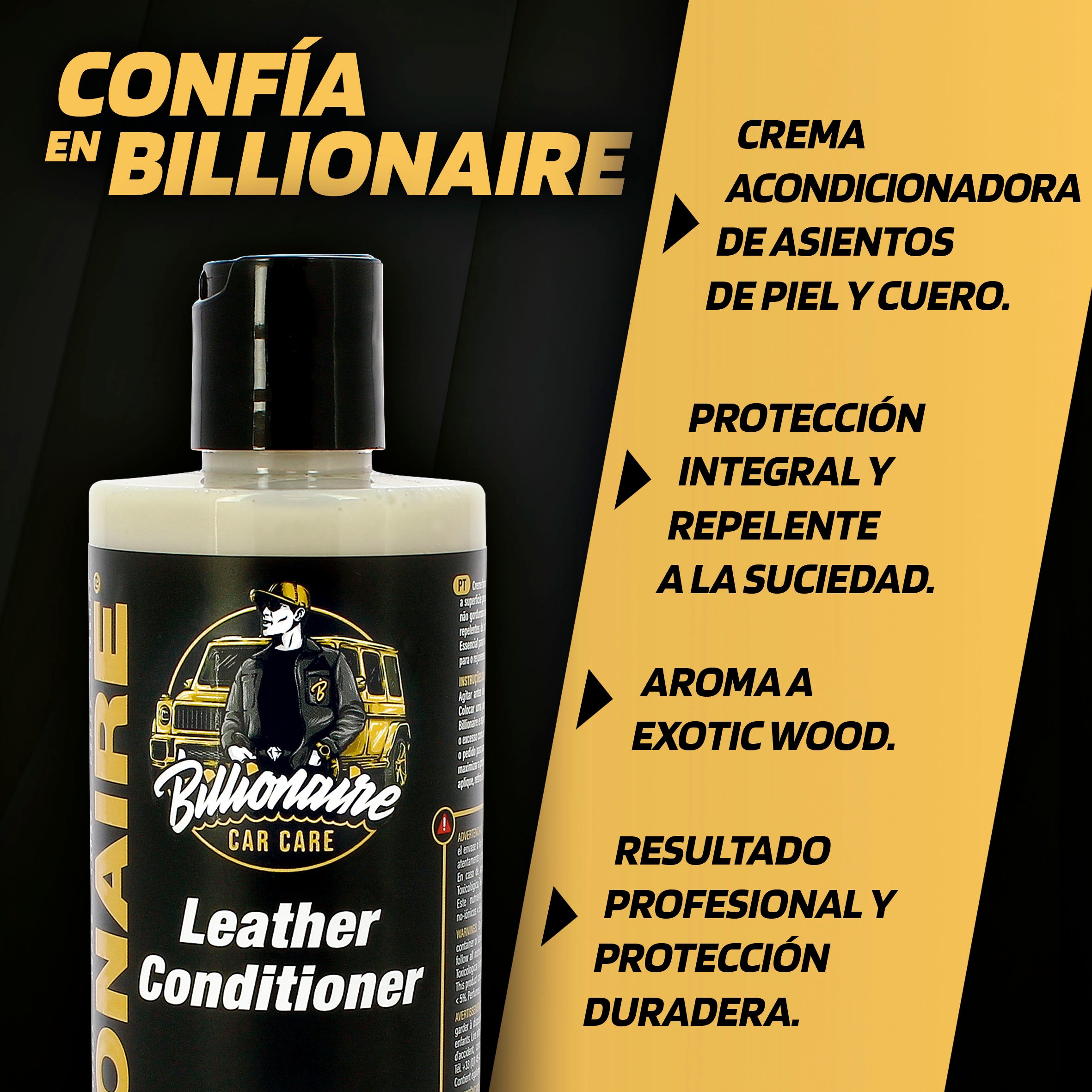 Limpa e Restaura Pele BILLIONAIRE 500ml