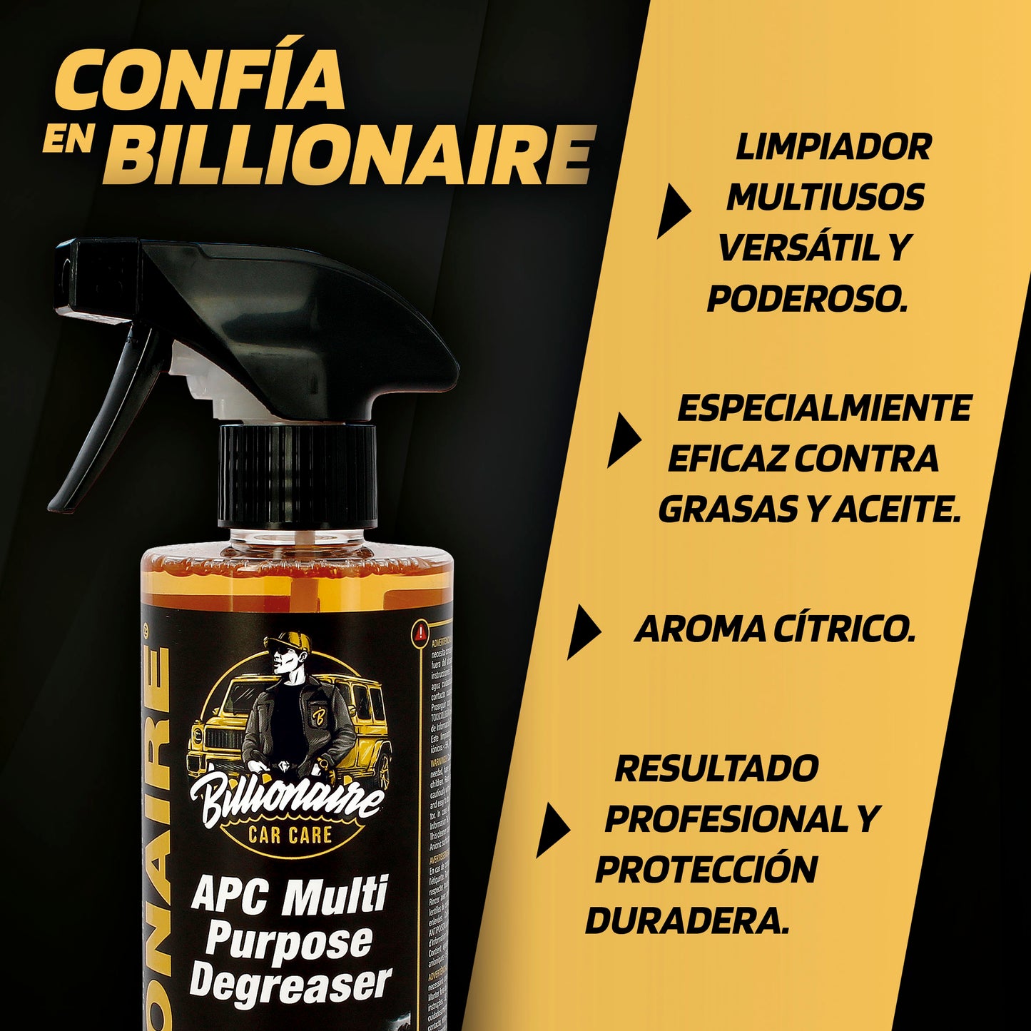 Limpa Gorduras Multiuso BILLIONAIRE 500ml