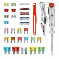 Conjunto Fusíveis SWISS DRIVE + chave busca polos + extrator Fusíveis 29 PCS