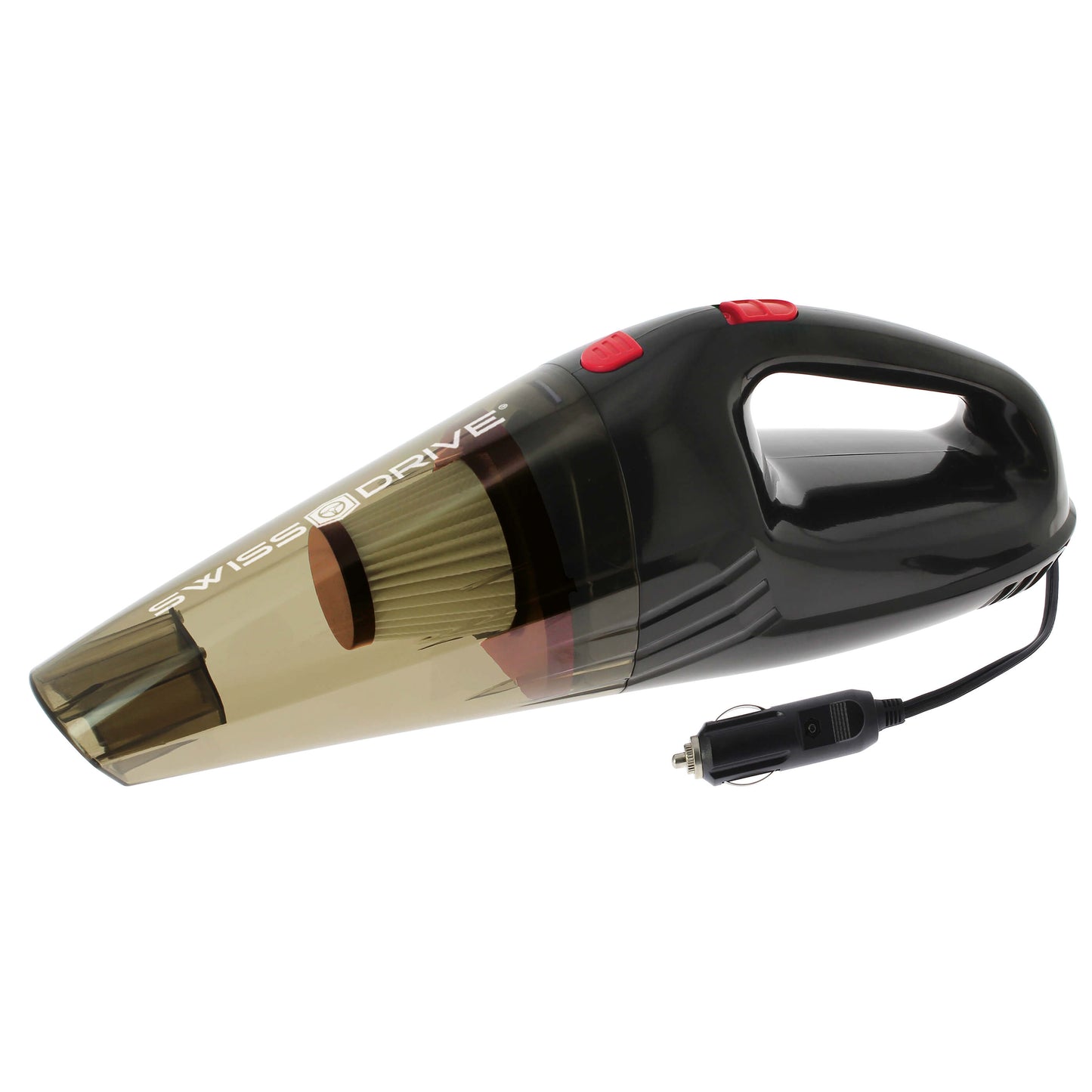 Aspirador Portátil Limpeza a Seco/ Molhado Filtro HEPA  120W 12V SWISS DRIVE