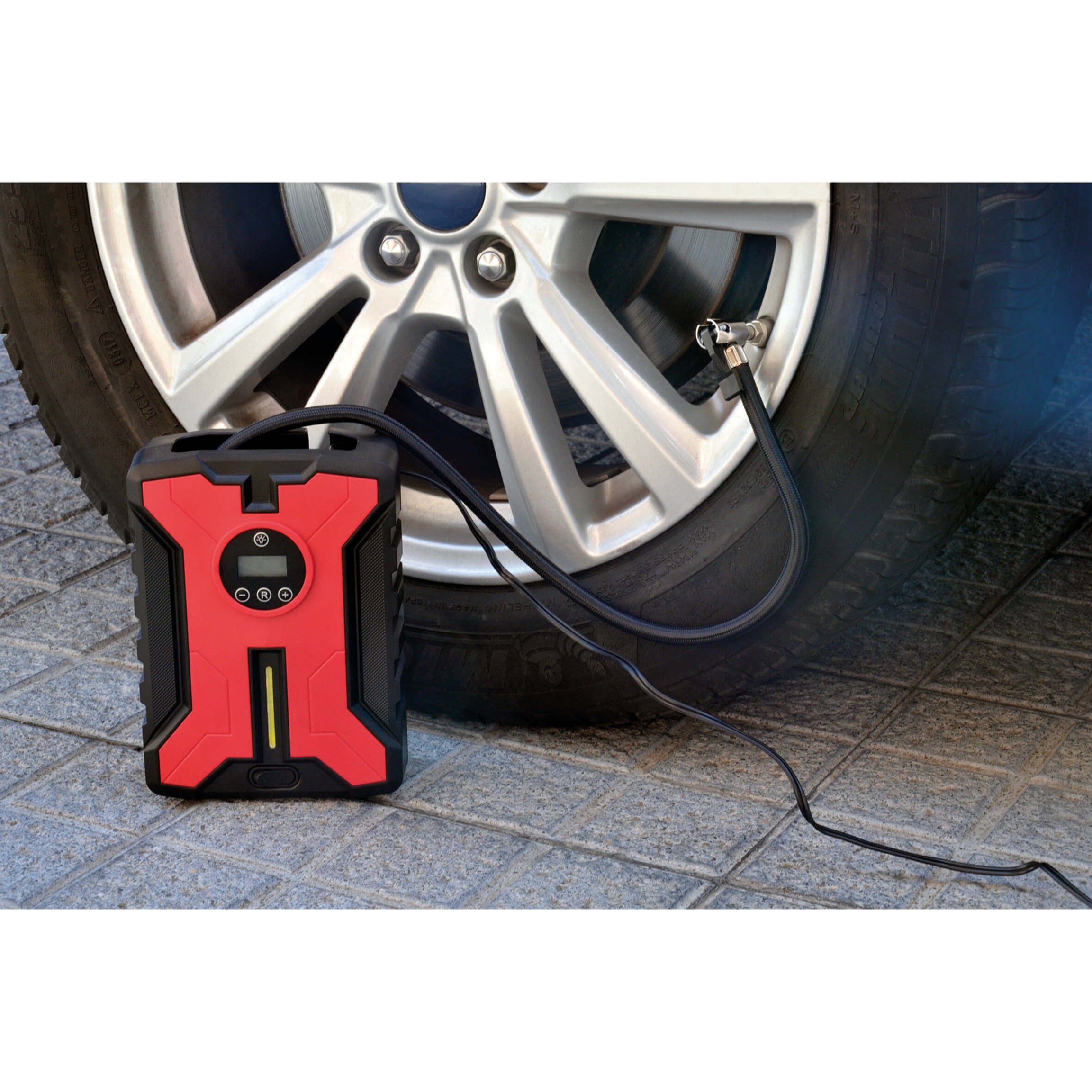 Compressor AR Pneus Digital  SWISS DRIVE 12V 10 BAR/ 150 PSI