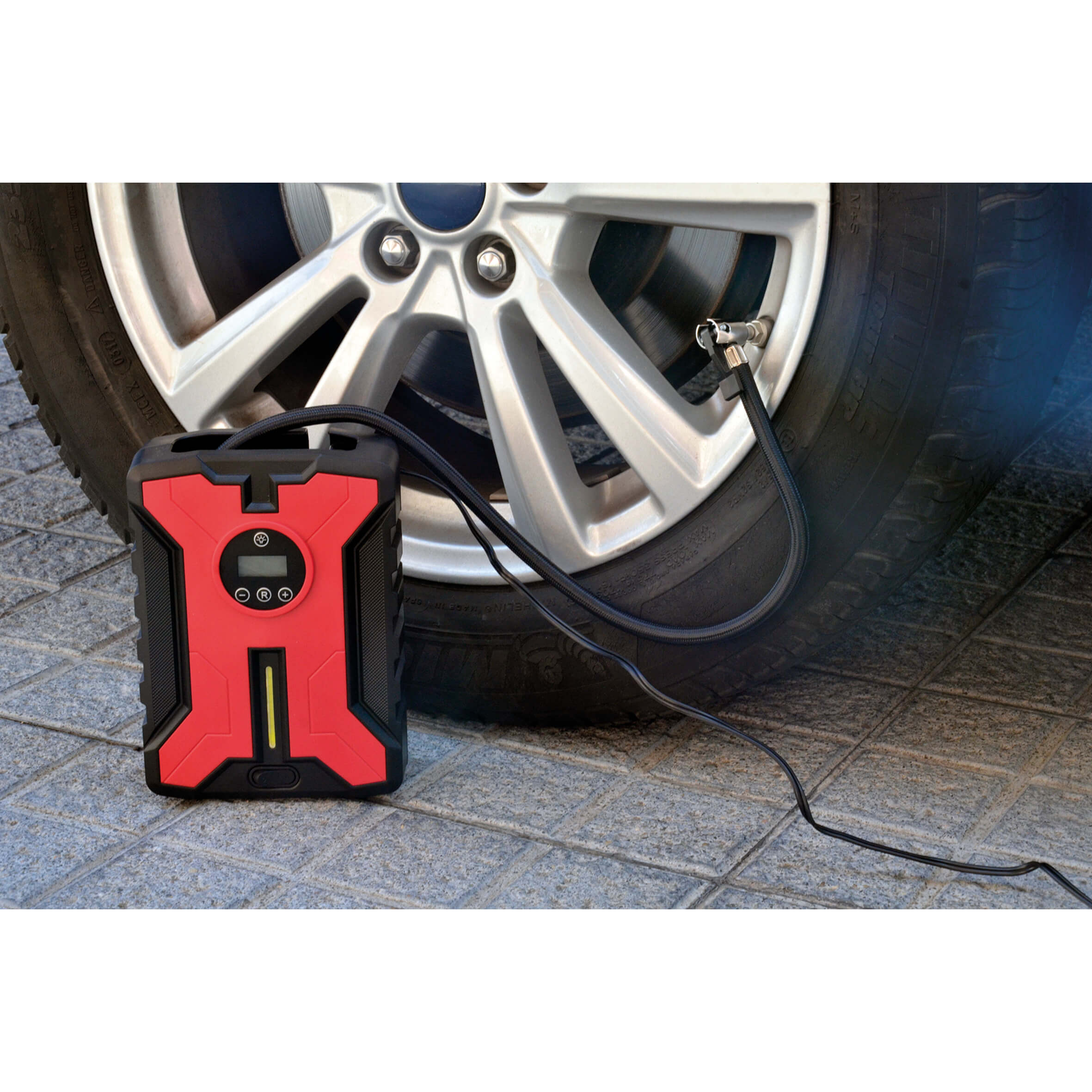 Compressor AR Pneus Digital  SWISS DRIVE 12V 10 BAR/ 150 PSI