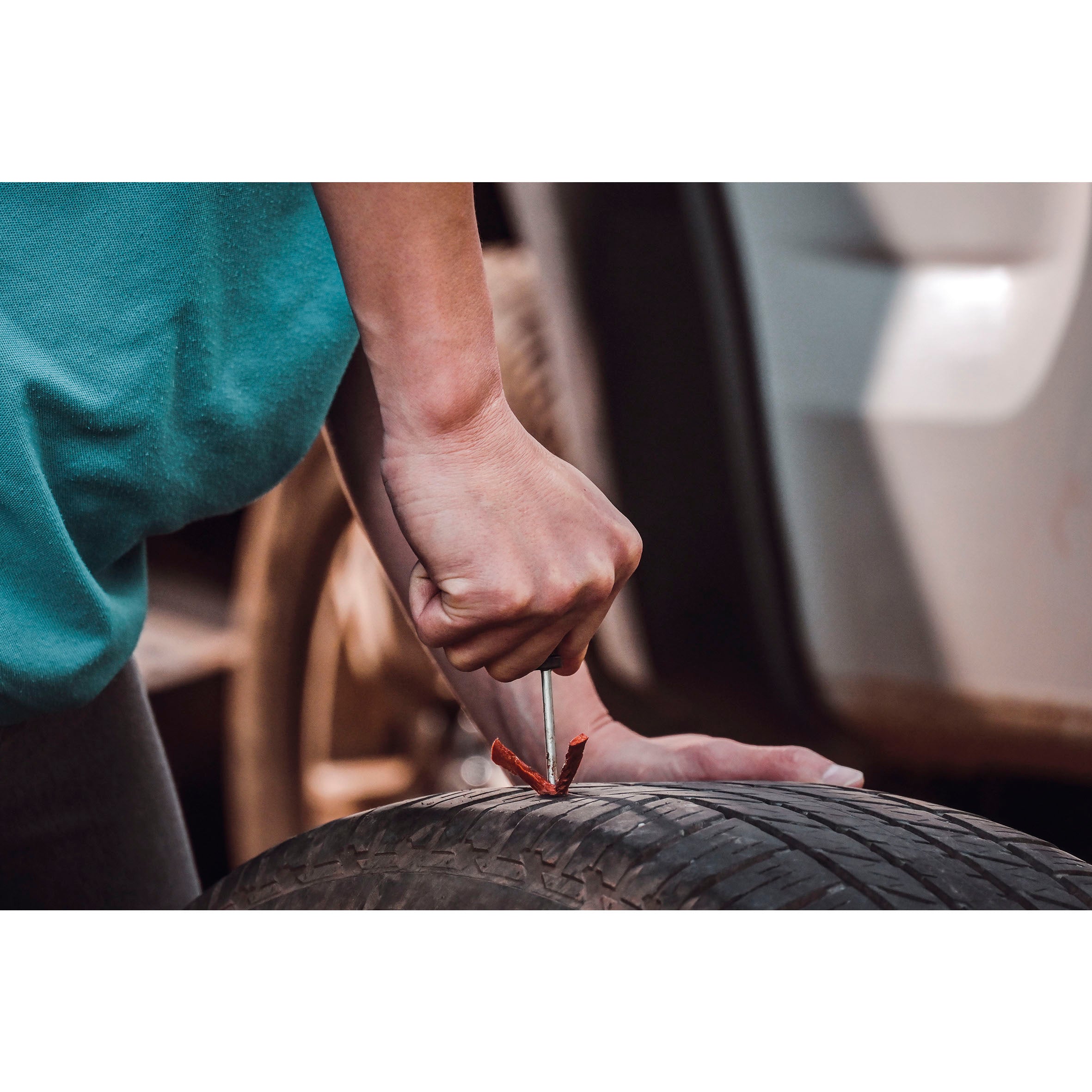 Kit de Reparação de Pneus Auto & Motos