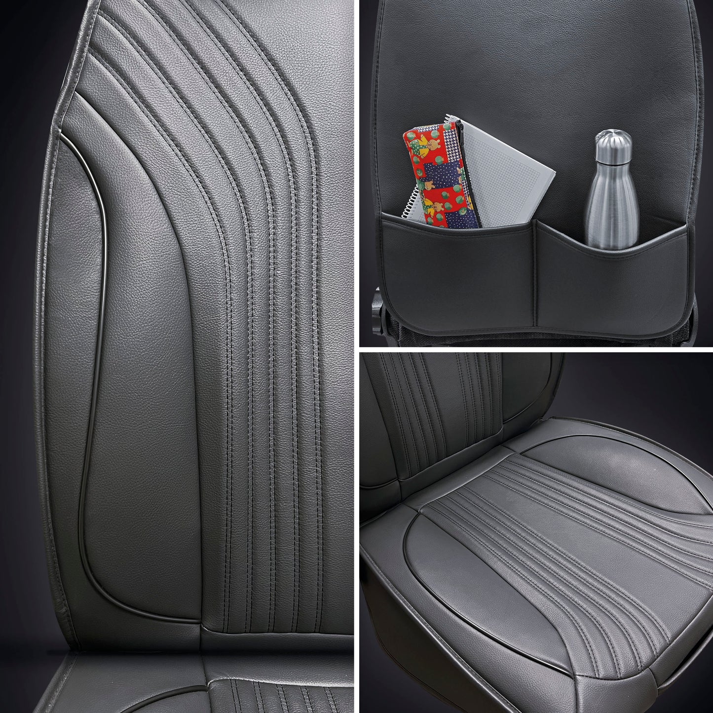 Esteira Banco AUTO " SWISS DRIVE" Preto  1 PC