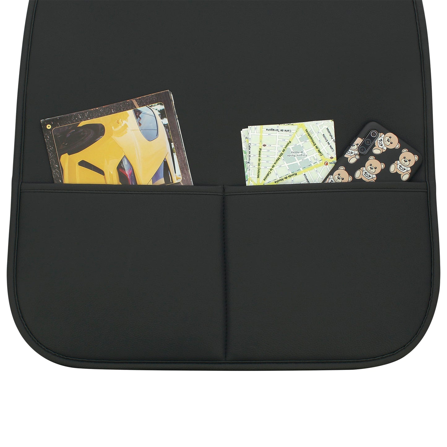 Esteira Banco AUTO " SWISS DRIVE" Preto / Branco 1 PC