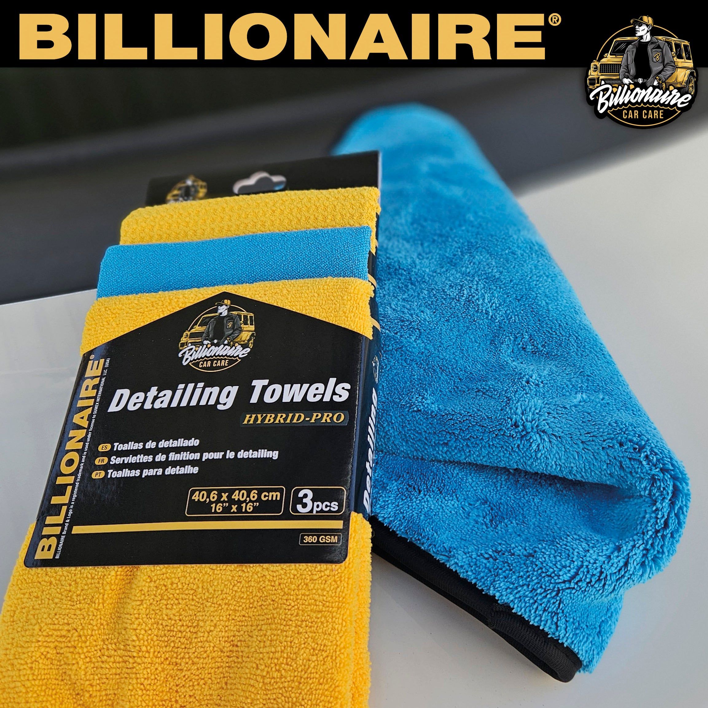 Pack Panos de Detalhe 40x40cm BILLIONAIRE 3 UND