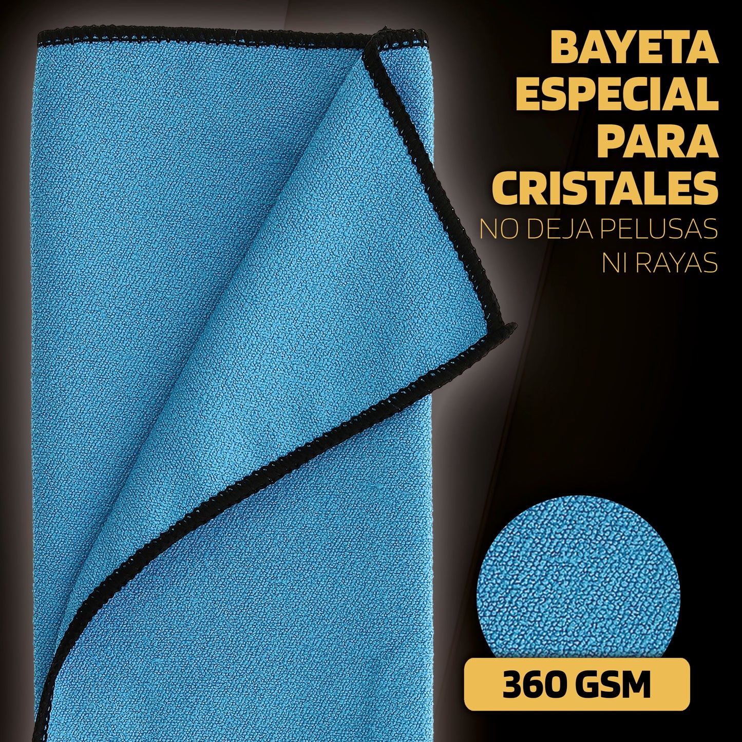 Pano Microfibra P/ Vidros 30x50cm BILLIONAIRE 1UND