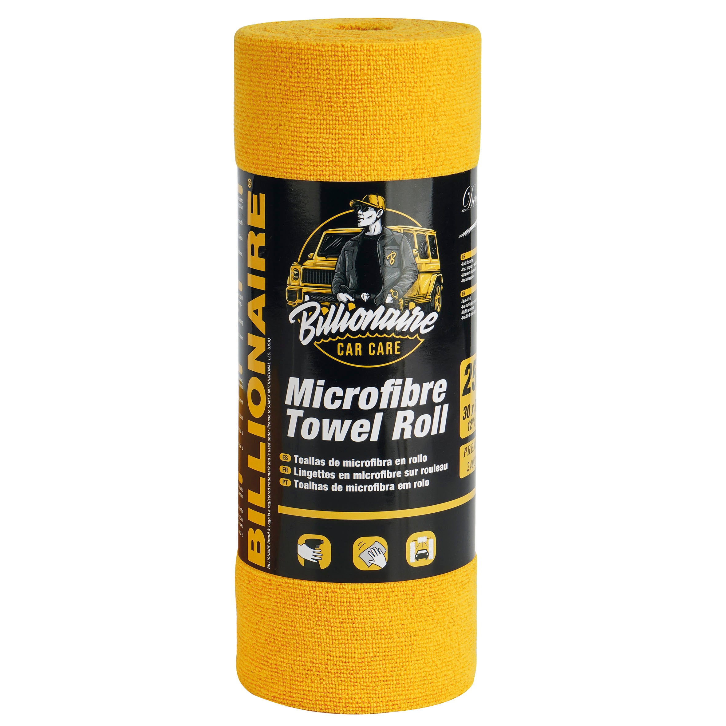 Toalha Secagem de Microfibra em Rolo BILLIONAIRE 25 UND