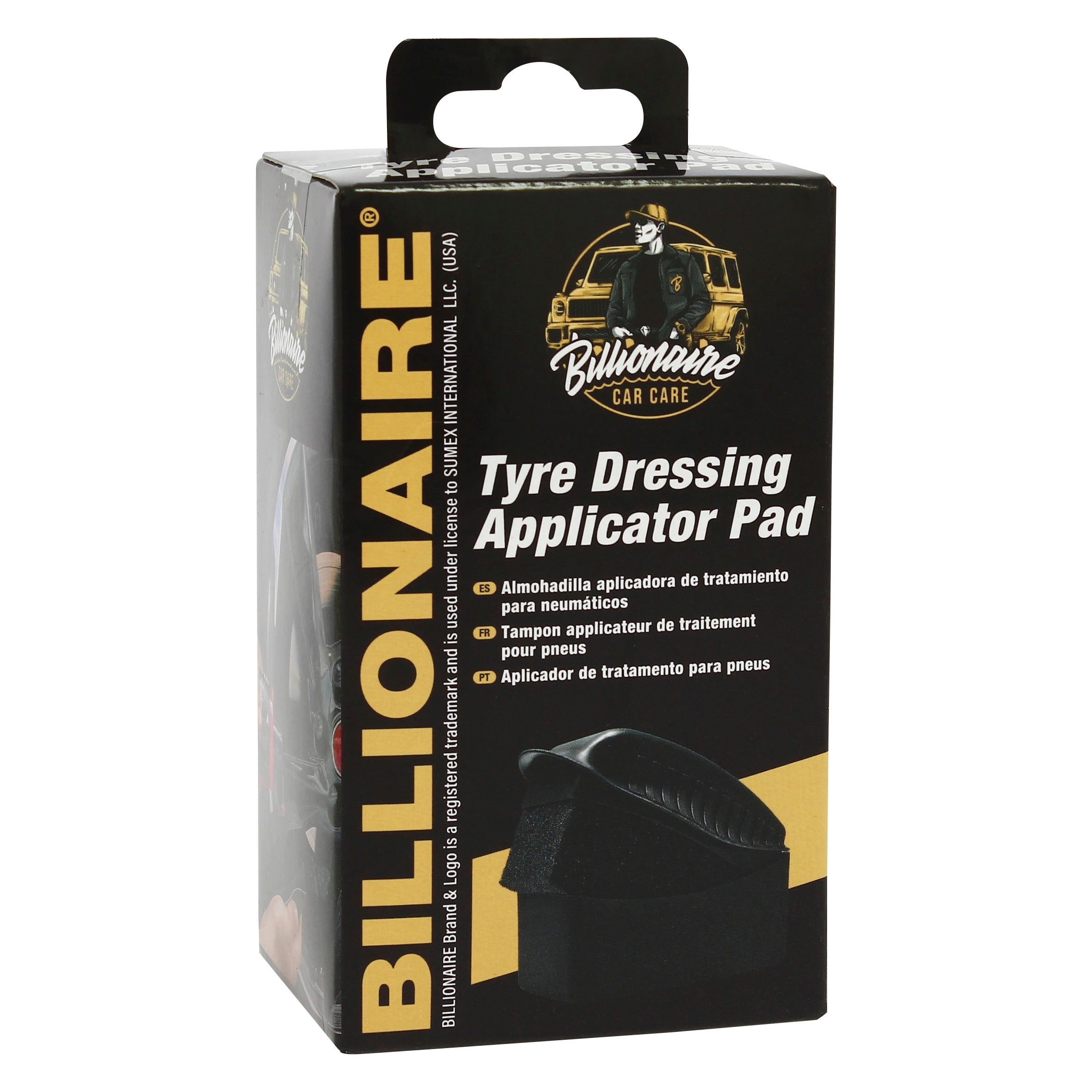Esponja Aplicadora Tratamento Pneus BILLIONAIRE