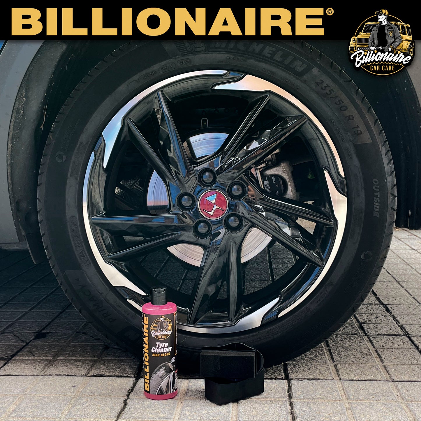 Esponja Aplicadora Tratamento Pneus BILLIONAIRE