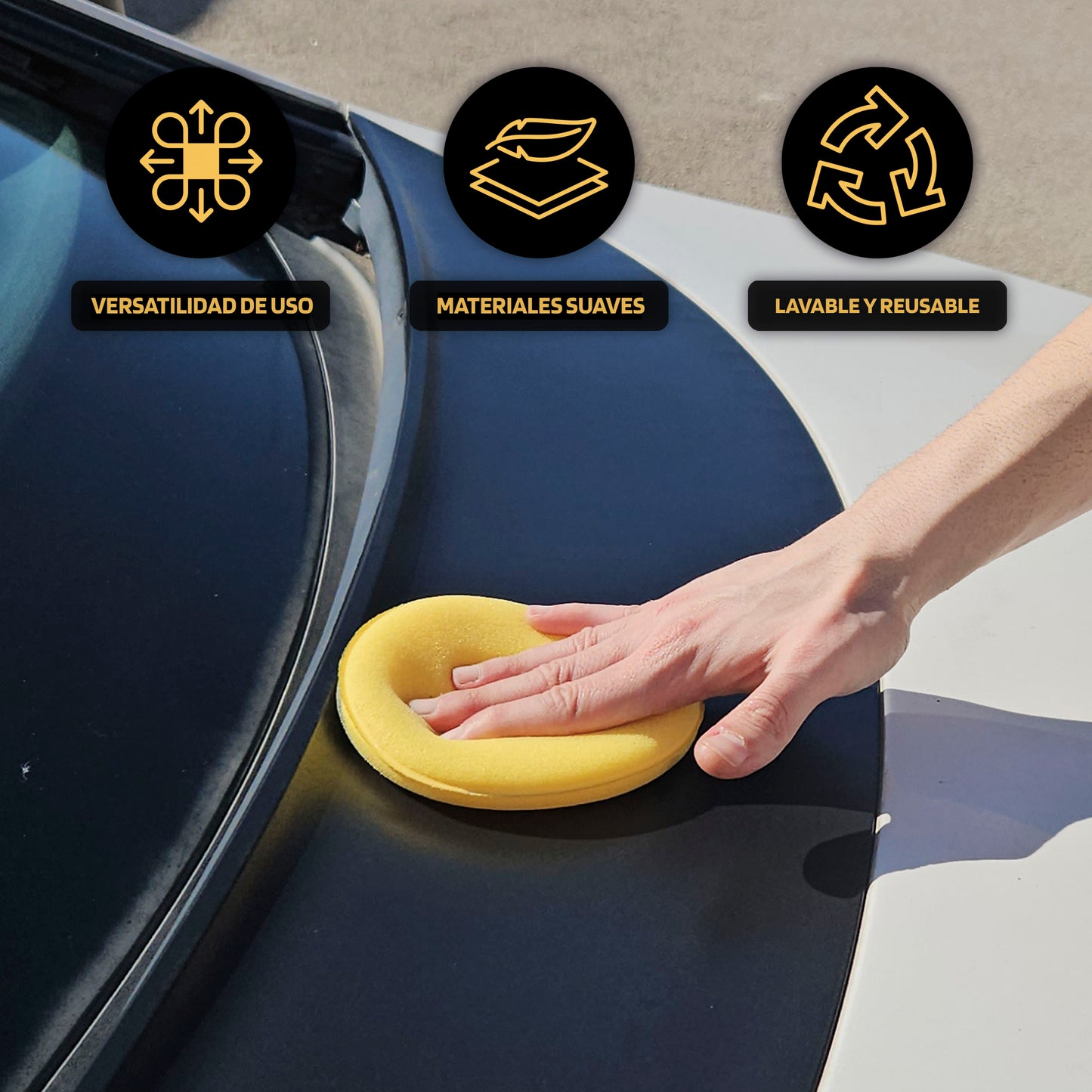 Almofada Aplicadora de Espuma P/ Vinis e Plásticos BILLIONAIRE 2UND