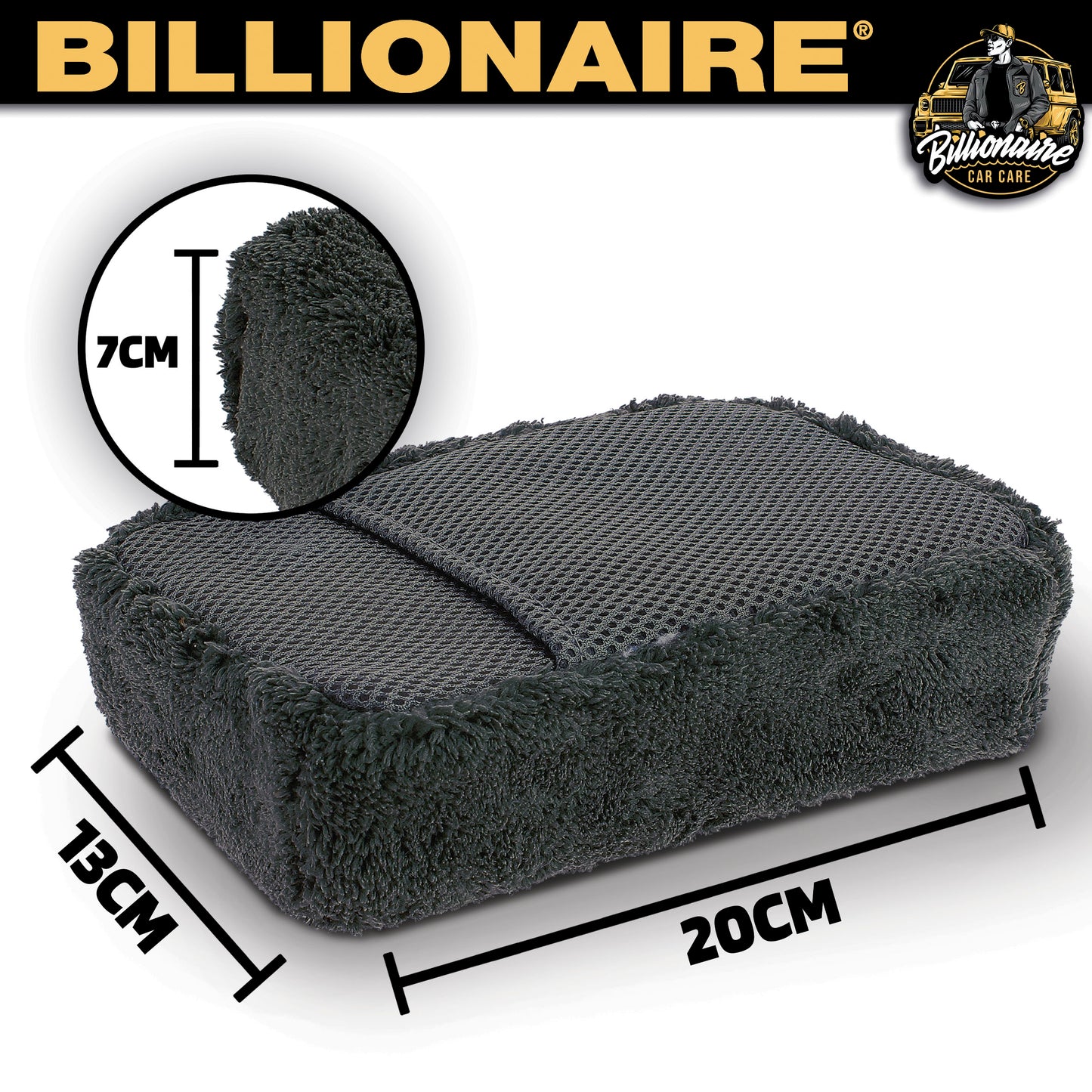 Esponja Lavagem Microfibra BILLIONAIRE 1 UND