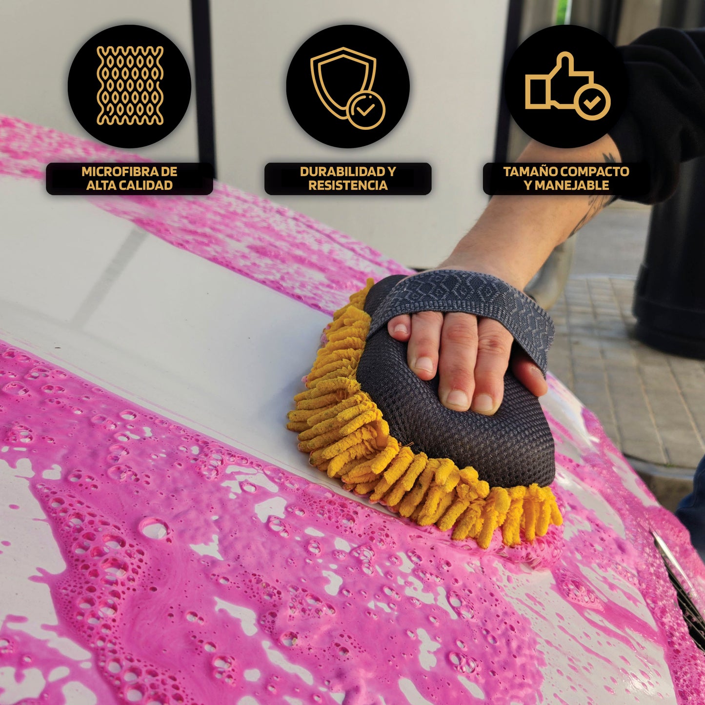 Esponja Lavagem com + Microfibra BILLIONAIRE 1 UND