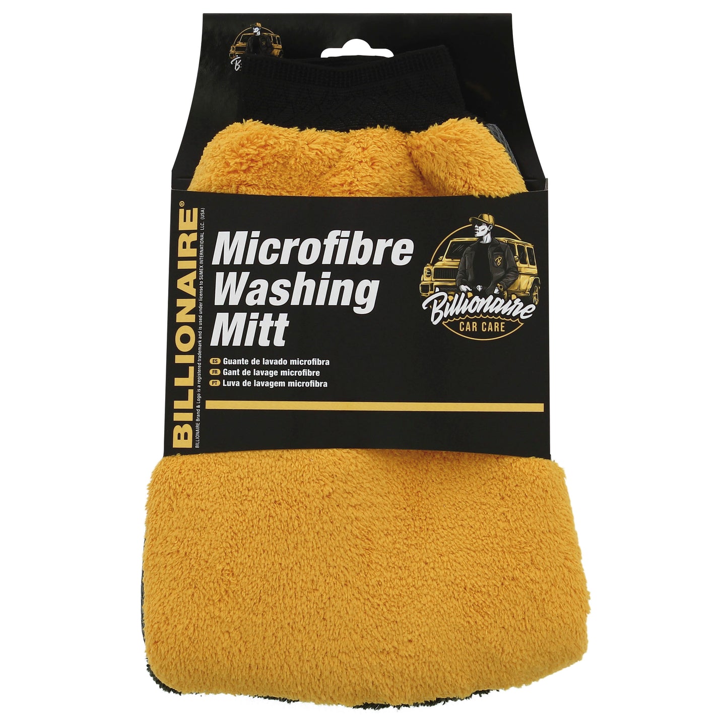 Luva Lavagem Microfibra BILLIONAIRE  1 UND