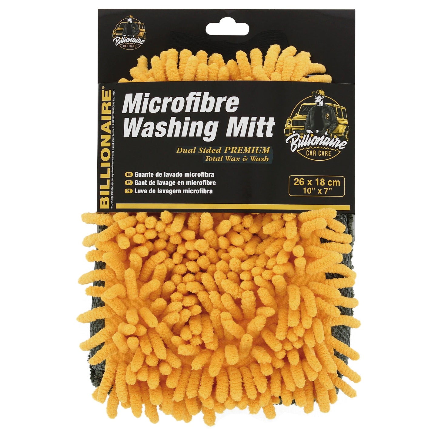 Luva Lavagem + Microfibra BILLIONAIRE  1 UND