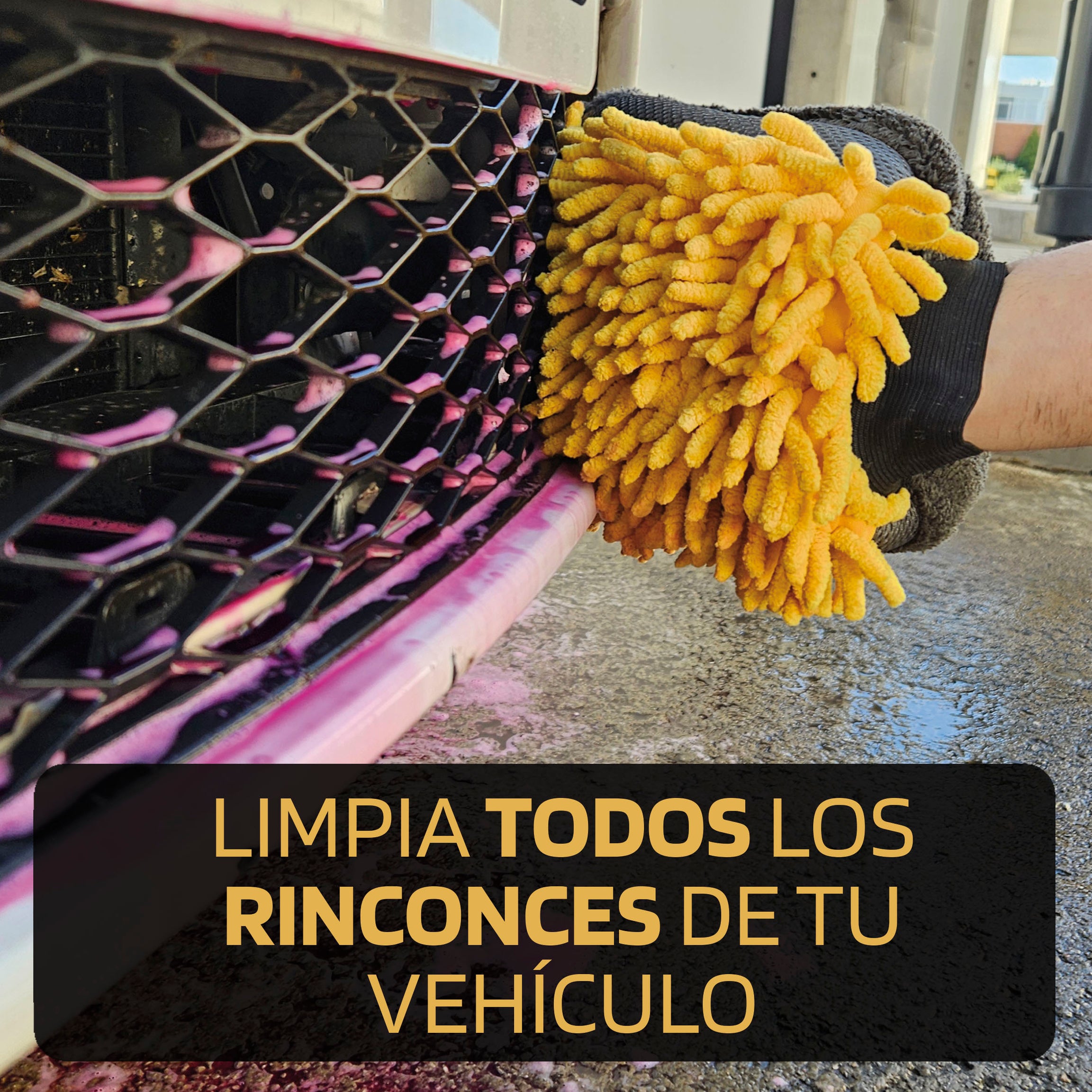 Luva Lavagem + Microfibra BILLIONAIRE  1 UND