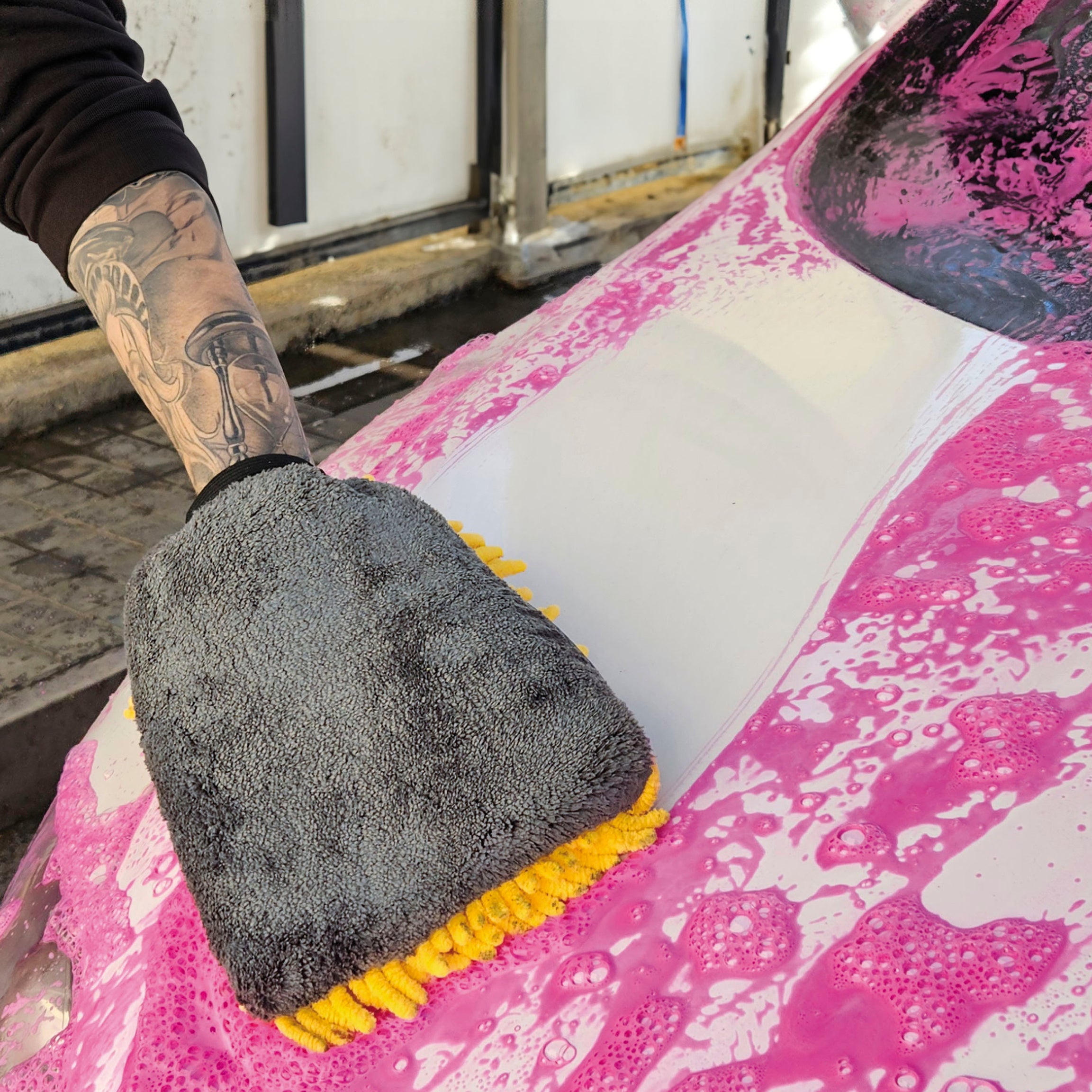 Luva Lavagem + Microfibra BILLIONAIRE  1 UND