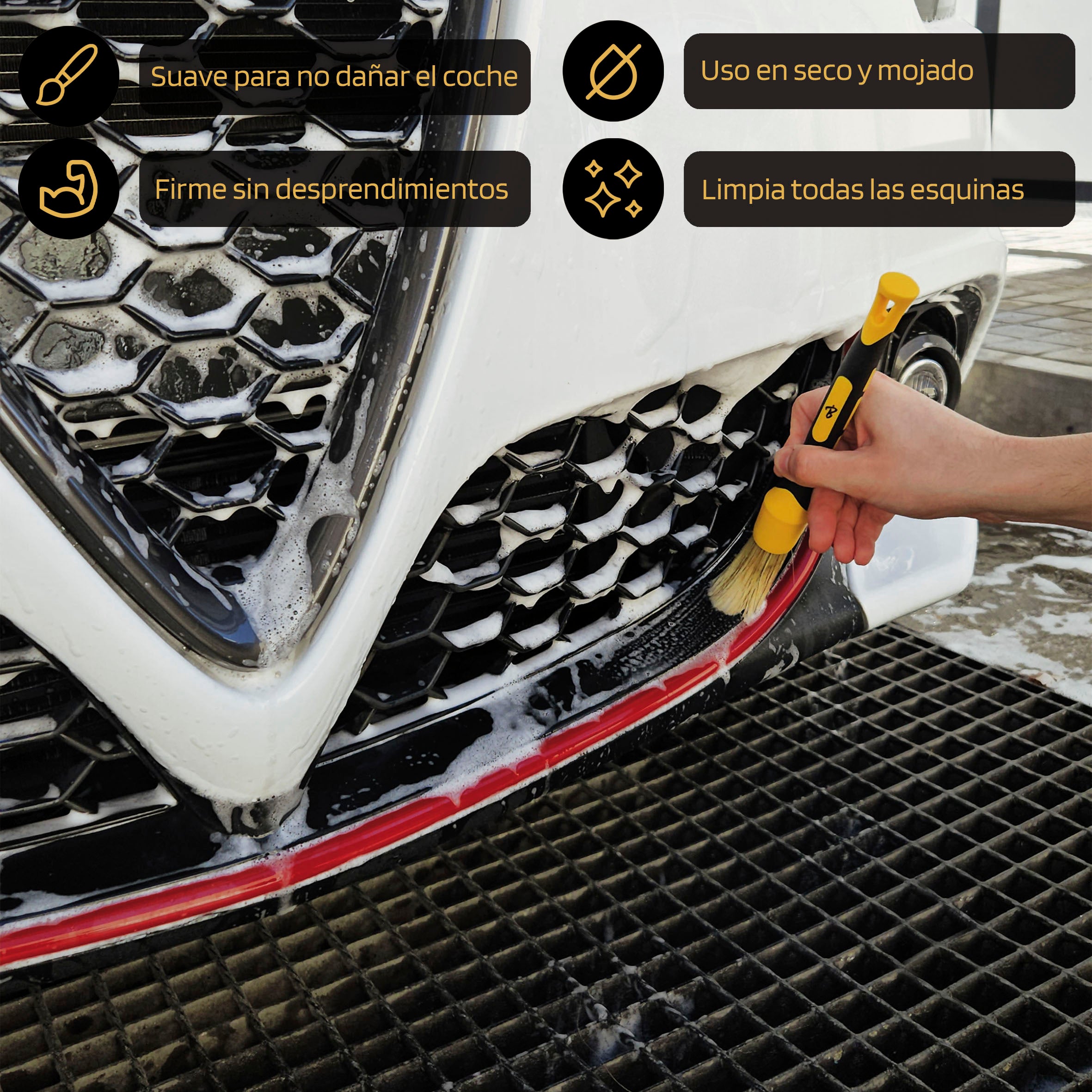 Pinceis de Detalhe 3 PCS