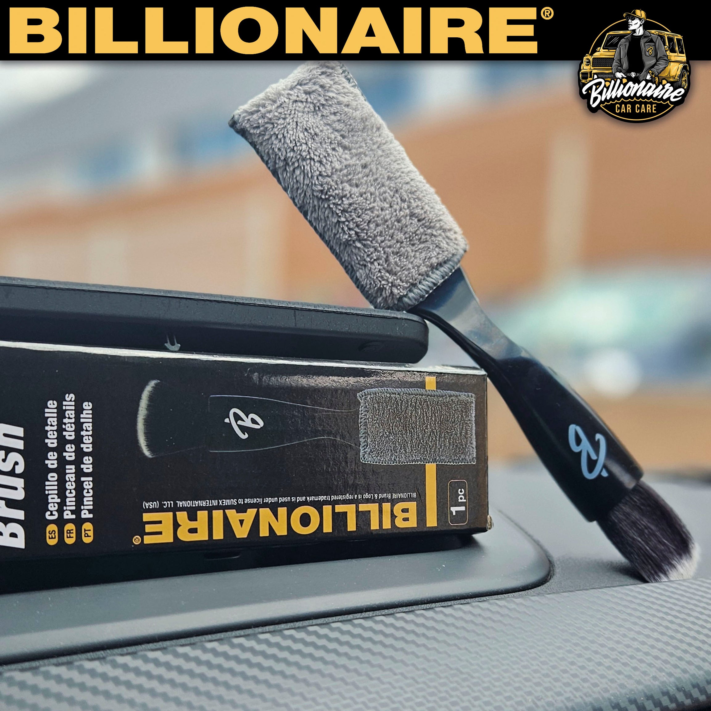 Pincel de Detalhe Microfibra BILLIONAIRE 1 PC