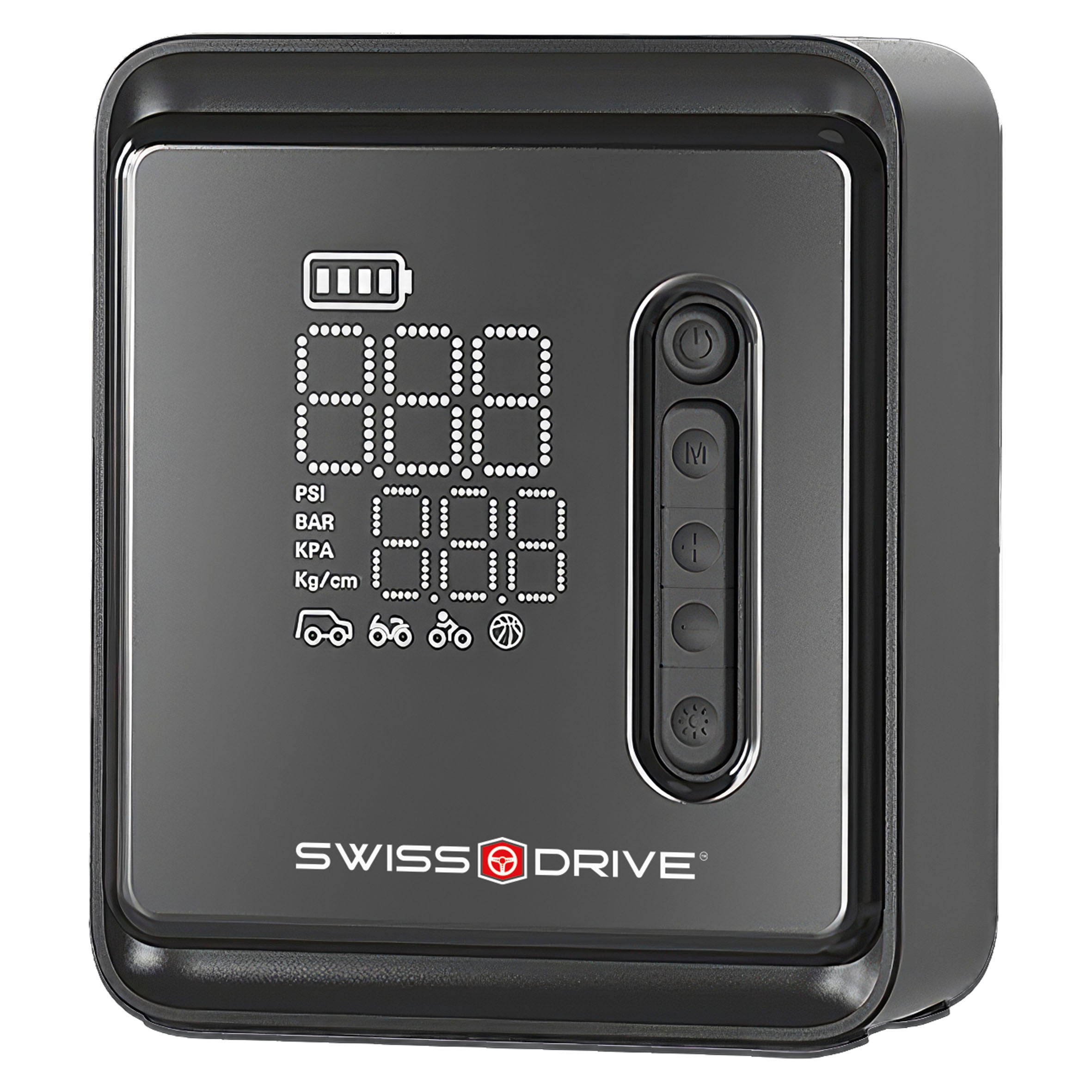 Compressor de Ar Pneus Bateria Lithium SWISS DRIVE 28,86 Wh