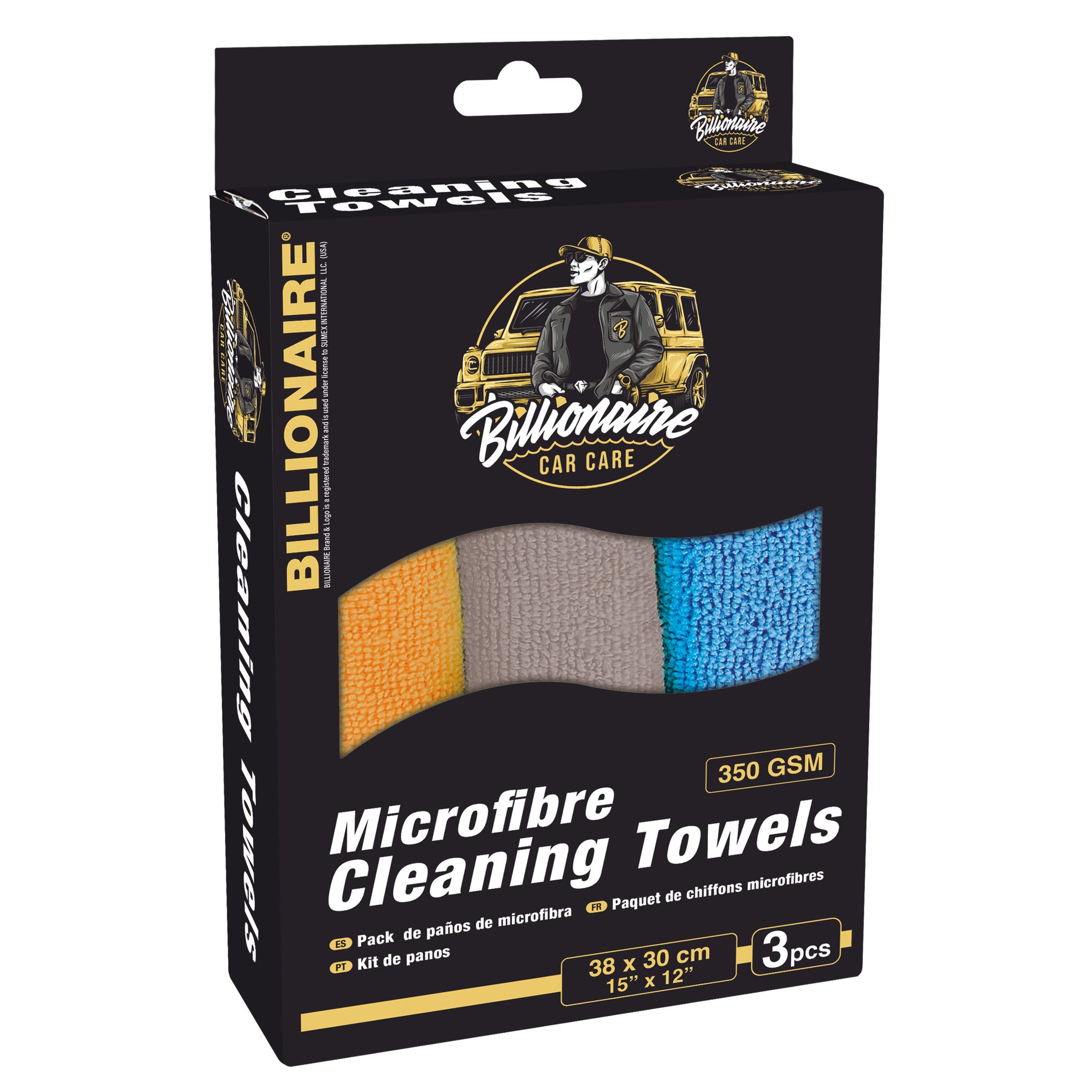 Panos Microfibra BILLIONAIRE PACK 3 PCS